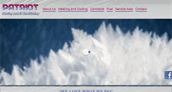 Desktop Screenshot of patriothvacfuel.com
